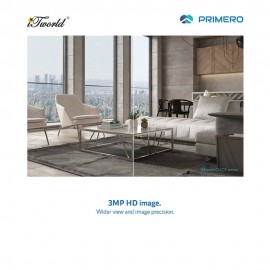 PRIMERO Smart Camera Z3 Wi-Fi Security Camera