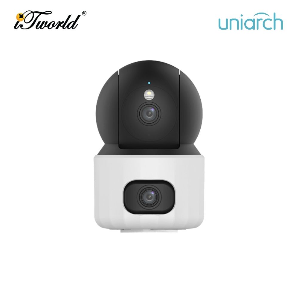 Uniarch S3S 10MP Dual Lens WiFi PT CCTV Indoor Camera 360 Auto Tracking Dual View Night Vision