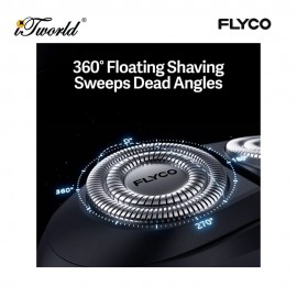 FLYCO Portable Electric Shaver (Rotary) FS891UK - Silver