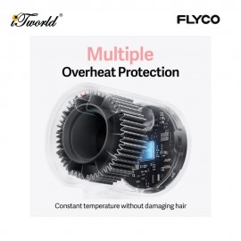 FLYCO High-Speed Hair Dryer FH6370UK - White