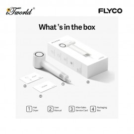 FLYCO High-Speed Hair Dryer FH6370UK - White