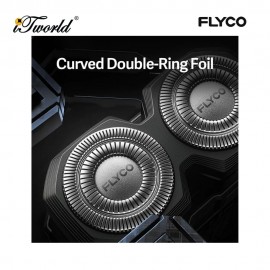 FLYCO Portable Electric Shaver (Rotary) F001UK - Black 