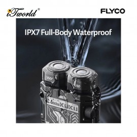 FLYCO Portable Electric Shaver (Rotary) F001UK - Black 