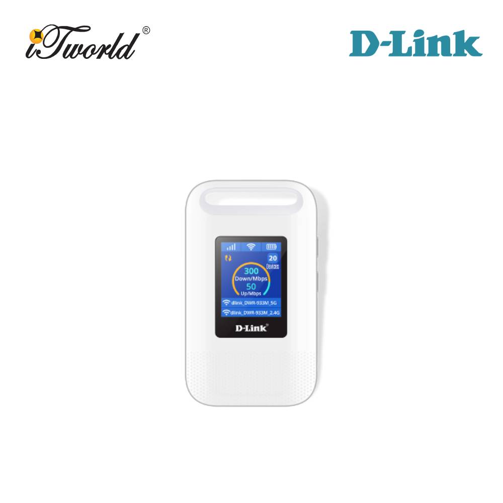 D-Link DWR-933M 4G+LTE Cat6 Wi-Fi 6 Mobile Hotspot