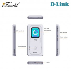 D-LINK DWR-U2100 5G WIFI 6 MOBILE ROUTER TOUCHSCREEN