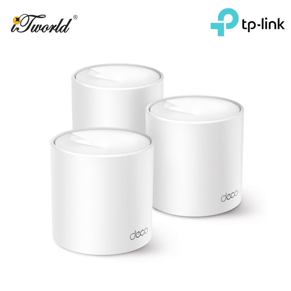 TP-Link Deco X10 (3-Pack) AX1500 Whole Home Mesh Wi-Fi 6 System