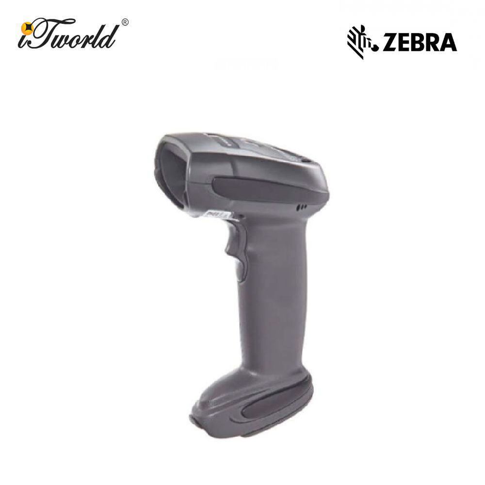 Zebra LI4278 Cordless Handheld 1D Barcode Scanner Bluetooth Black Imager with Cradle and USB Cord Screen Code Reader, Black (LI4278-TRBU0100ZAR)