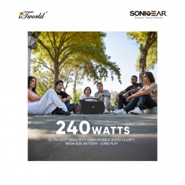 SonicGear StudioBeats III Portable Party Speaker With In-Build Power Bank 8886411931001