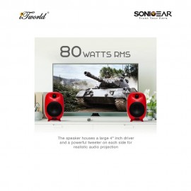 SonicGear StudioPod V-HD Bluetooth Speaker - Black (8886411938246)