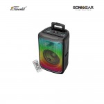 SonicGear HyperBox 1200 Pro Bluetooth 5.4 Rechargeable Portable Trolley Speaker With 2 Mic Sg-Hyperbox-1200-Pro 8886411938475