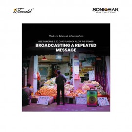 SonicGear HyperBox 1200 Pro Bluetooth 5.4 Rechargeable Portable Trolley Speaker With 2 Mic Sg-Hyperbox-1200-Pro 8886411938475