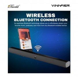 Vinnfier Hyperbar 600 BTRW With Extra Strong Bass Subwoofer 9555637205904