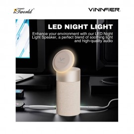 Vinnfier Neo Air 9C Portable Wireless Charger Speaker - Champagne