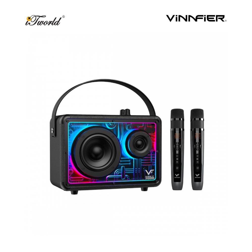 Vinnfier Tango XT7000 WMU Portable Bluetooth Karaoka Speaker With Microphone