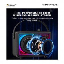 Vinnfier Tango XT7000 WMU Portable Bluetooth Karaoka Speaker With Microphone