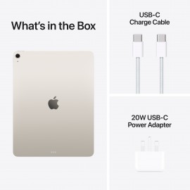 Apple 13-inch iPad Air M4 Wi-Fi + Cellular 128GB - Starlight