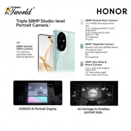 (READY STOCK) Honor 200 Pro 5G 12+512GB - Cyan