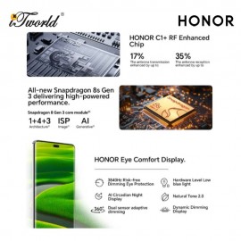 (READY STOCK) Honor 200 Pro 5G 12+512GB - Cyan