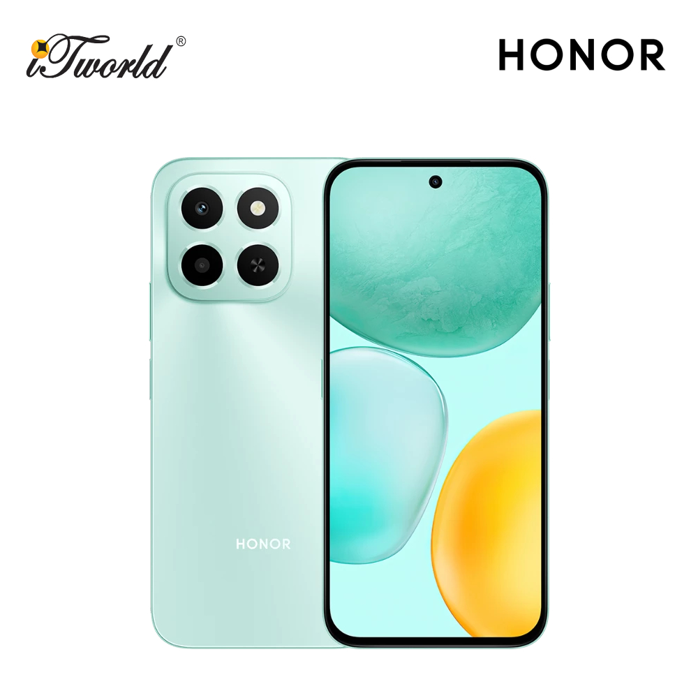 Honor X6c [8GB RAM 256GB ROM] Cyan - Original HONOR  Malaysia
