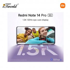 (Pre Order) Redmi Note 14 Pro 5G 12+256GB - Black
