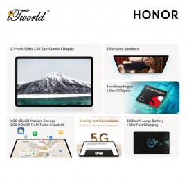 Honor Pad 9 5G [8GB RAM 256GB ROM] Gray - Original HONOR Malaysia