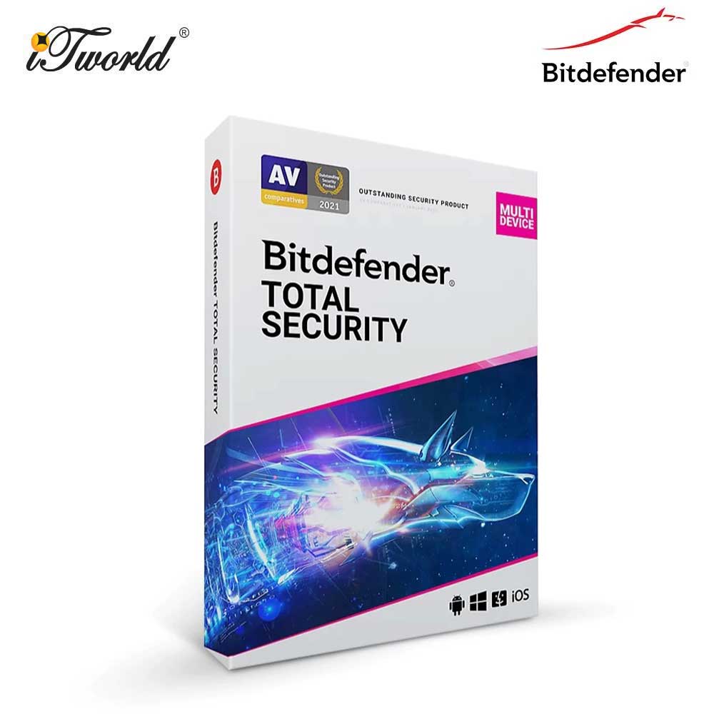 Bitdefender Total Security - 1 Device 2 Years (BTS 1D2Y) Pocket Card
